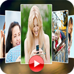 photo video maker with song android application logo